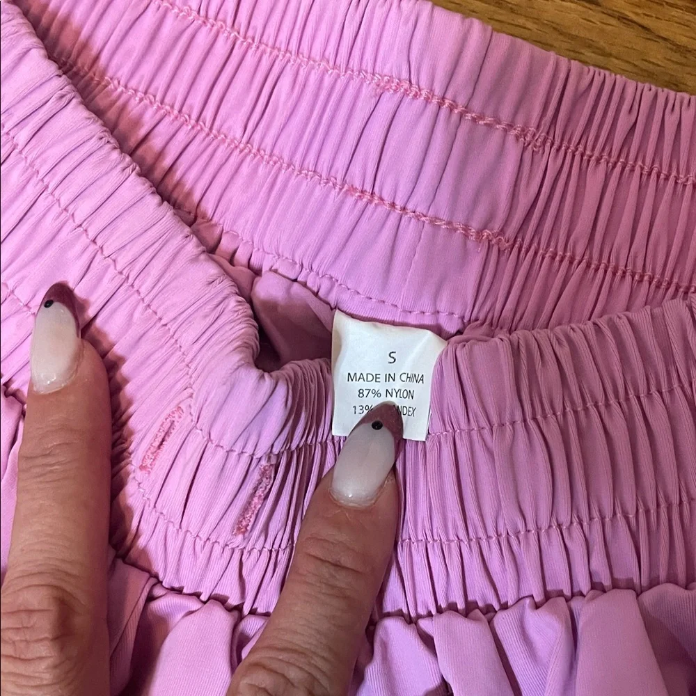 Women's Pink-Purple Running Shorts